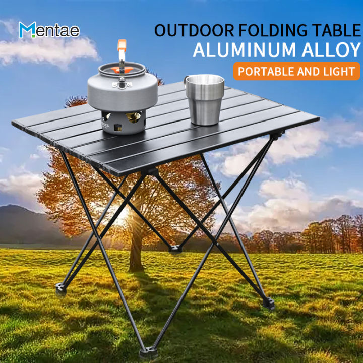 Folding Camping Table Outdoor Barbecue Picnic Table Aluminum