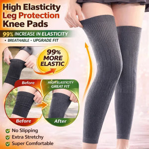 Extra Long Woolen Knee Warmers Thermal Knee Support Soft Warmth Protection Winter Knee Sleeve Arthritis Relief For Men Women