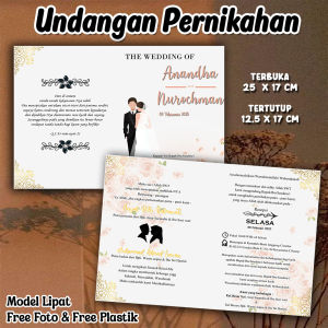 UNDANGAN NIKAH NIKAHAN (PER 50 LEMBAR ) KODE UNR08 / PERNIKAHAN / WEDDING / PREWEDDING / WEDING / PREWEDING / KAWIN / KAWINAN / SURAT / KARTU UNDANGAN