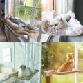 Cat Window Hanging Hammock Perch Seat Cat Safety Sunny Bed Breathable Washable Nest. 
