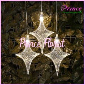 Lampu Gantung Bintang Hexagonal isi 10 Hiasan Jendela 300CM Lampu Chandeliers Nordic Star Led Panjang Rumah Natal Dekorasi Pernikahan Liburan Pesta Import Premium Artifisial