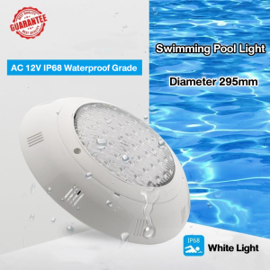 AC 12V Swimming Pool Light RGB LED light Underwater Light IP68 Waterproof Wall-mounted Landscape Light Fountain Spotlight Landscape Pond with Remote Control Outdoor Garden Lawn Lamp