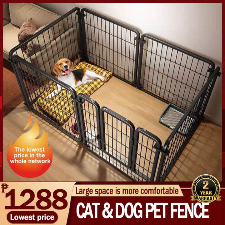 COD Dog Fence Heavy Duty Dog Cage Adjustable Sturdy Bite-Resistant Anti ...