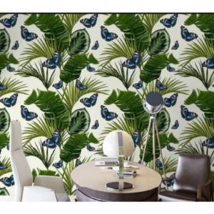 LKF wallpaper 10 meters x 45 cm wall sticker Material: pvc Function: Waterproof..
