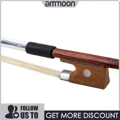 ammoon 1/8 Arbor Violin Bow Fiddle Bow Horsehair Exquisite