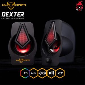 OXAYOI OXA ESPORTS DEXTER GS-20 Gaming Speaker with RGB LED Light Gaming Audio AUX