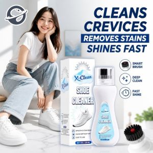 Shoe Cleaner Whitener Foam With Built In Brush Head Sneaker Cleaning No Rinse Leather Canvas
