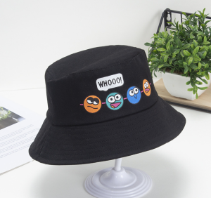 Little.Daisy98 หมวกเด็ก หมวกปีกรอบ สีสันสดใส  มีสายคล้องคาง