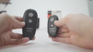 Aodelan Pebble Camera Remote Control Reliable Wireless Shutter Release Single and Continuous Shooting Delay BULB photography for Canon Nikon Sony Olympus Panasonic Fujifilm digital cameras mirrorless selfie long-distance shutter control.