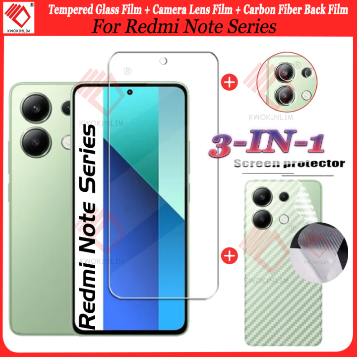 Screen Guard Redmi Note Transparent Back Cover Redmi A3 IN Privacy