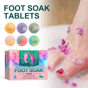 EELHOE Lavender Foot Bath Ball Bubble SPA Long Lasting Fragrance Relaxing Scent Repair Dryness Deep Clean Body Stress Relief Bath Balls Foot Bath Bomb Essential Oil Foot Bath Ball Set Instant Effervescent Balls Mugwort Sweat