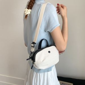 PANE5 Solid Color Leight Weight Shoulder Bag Large Capacity Simple Womens Handbags Ins Style Casual Leisure Crossbody Bag Outdoor