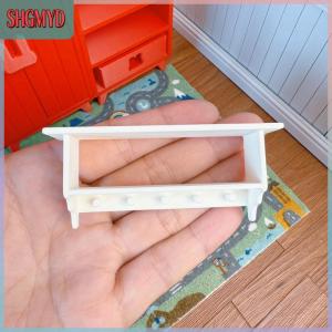 【SHGMYD】 ชั้นวางพลาสติกติดผนังบ้านตุ๊กตา12จุดกล่องปริศนาน่ารักอุปกรณ์เสริมสำหรับถ่ายรูปขนาดเล็ก OB11