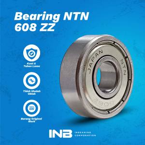 Laker Bearing 608 zz NTN INB Bearing As Roda Sepeda Roda SkateBoard INB Original NTN