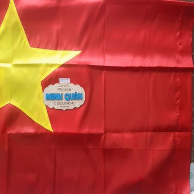 Cờ đỏ sao vàng/ cờ Tổ quốc/ cờ treo gia đình size 0,7x1,05met vải phi bóng