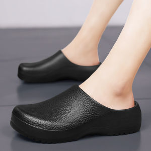 Comwarm New Men Clogs Slippers Couple Garden Clogs Mules Summer EVA Waterproof Rubber Sandals For Workers Outdoor Fishing Shoes