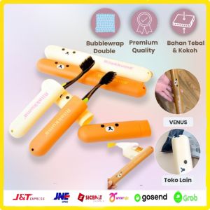 Tempat Sikat Gigi Kotak Sikat Gigi Karakter Lucu Kotak Sikat Gigi Motif Rilakuma Tempat Sikat Gigi Portablgi Tempat Sikae Travelling Toothbrush Case