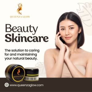 Queenza Glow  Cream 2 in 1 Ajaib Ampuh Bersihkan Flek Hitam Jerawat Mengencangkan Kulit Keriput Mencerahkan Kulit Kusam