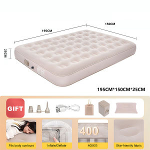 Automatic Inflation and Deflation Air mattress Outdoor Camping Portable Air Bed with Built in Pump