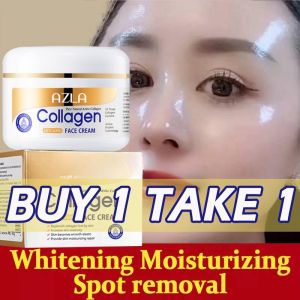 【BUY 1 TAKE 1】Collagen Face Cream 100g Natural Brightening Cream Whitening Concealer Cream Collagen Face Cream Whitening Anti-Aging Wrinkle Hydrating Moisturizing Nourish Creams Beauty Skin Care