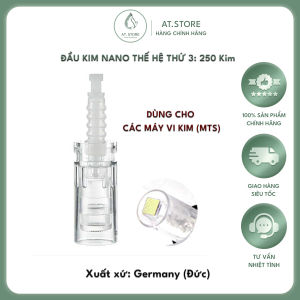 Đầu kim Nano Gold siêu nhỏ thế hệ thứ 3 gốm 250 siêu vi kim Gold dùng trong các liệu pháp Meso - Xuất xứ Germany