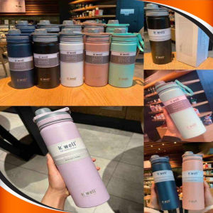 LUCKY KITCHEN HOME Kwell Macaron-Themed 800ML Vacuum Insulated Tumbler