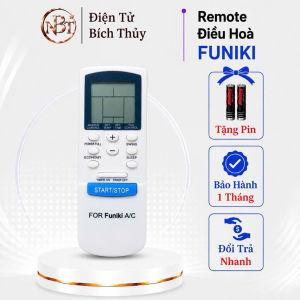 Điều khiển điều hòa Funiki Mã 02 remote máy lạnh Funiki - Tặng kèm pin - T&U Remote