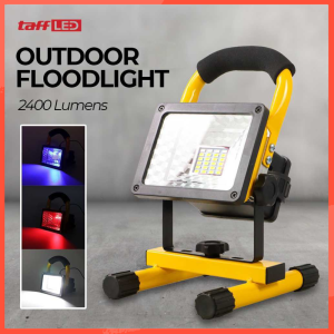 COD TaffLED Lampu Sorot LED Outdoor Floodlight Waterproof Cool White 30W - W804 / Lampu par sorot panggung tembak LED Putih Merah Biru outdoor tahan air waterproof / lampu parlet parled lighting / lampu disco strobo laser panggung warna warni kelap kelip