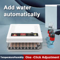 220V/12V Eggs Incubator 12/24/48/64/130 Eggs Automatic Chicken Egg Incubator Constant Temperature Incubator Auto Turning Hatcher Chicken Duck Goose Quail Bird Humidity Temperature Control Dual power supply Egg Incubator Fully Automatic Egg Automatic. 