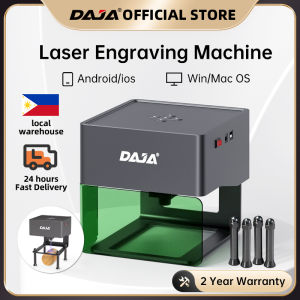 DAJA Laser Engraving Machine DJ6 CNC Mini Portable Engraving Machine DIY LOGO Marking Printer for Woodworking Wood Plastic Comes with 4 Lifting Columns Easy to Learn and Use Suitable for Novices