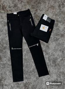 Quần Jean nam ĐEN vá da phong cách 2024 chất vải co giãn dễ vận động vừa form tôn dáng giá rẻ