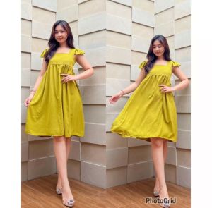 Ami Collection - Dress Yuri Crincle Ukuran L / Dress Crincle