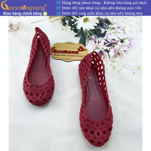 Phom lớn lùi size Giày nhựa đi mưa nữ giày nhựa nữ thoáng khí GLG124