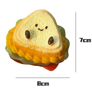 Sandwich Squeeze Toy Slow Rebound Squeeze Toy Mini Stress Relief Fidget Toy Super Thick Decompressing Toy