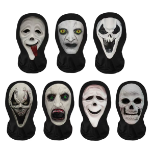 Comfortable Skull Balaclava Scary Role Play Mask For Themed Gatherings Gentle Face Mask Realistic Party Decoration