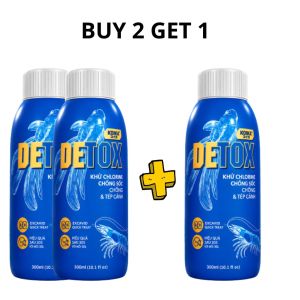 Water Conditioner for Aquarium KOIKA DETOX Anti Chlorine Heavy Metal Remover Fish Shrimp Care 250ML