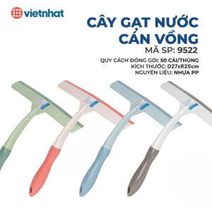Cây Lau Kính Cán Nhựa Việt Nhật 9521/9522 Cây Gạt Nước Sàn Nhà Cửa Kính Ô Tô Nhà Tắm - TADAHOME