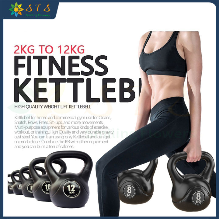 Local Delivery】Kettlebell 4KG/6KG/8KG/10KG Dumbbell Sports High
