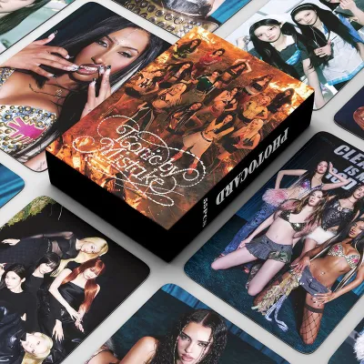 55pcs/box KATSEYE ILLIT Photocards ICONIC BY MISTAKE Album KPOP LOMO Card Collection Card
