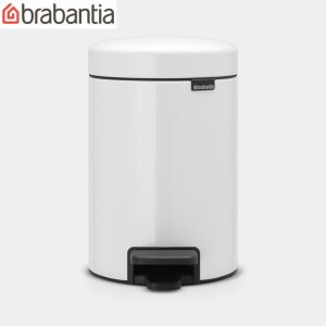 Brabantia ถังขยะ สแตนเลสแบบเหยียบ 3ลิตร บราบันเทีย Pedal Bin New Icon 3 L White