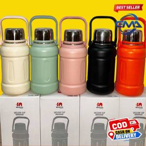 Termos Sensan Multifungsi Tahan Panas/Dingin 1 Liter - Warna Pastel / Ivory/Maroon/Olive