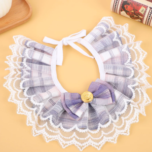 Vòng cổ yếm cổ có ren dễ thương cho chó mèo (mẫu mới) - Hara Pet Store