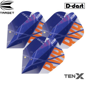 TARGET DARTS FLIGHT-【 3Pcs/Pack】Raymond van Barneveld Chrono Pro Ultra Dart Flights (SAYAP ARROW)