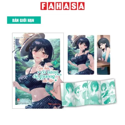 Fahasa - Sách - Làm Bạn Với Cô Nàng Dễ Thương Nhì Lớp - Tập 5 - Bản Giới Hạn - Tặng Kèm Postcard + Bookmark + Leaflet