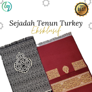 Sejadah Tenun Turkey Eksklusif (Saiz Kecil 35x60)