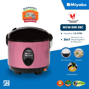 Magic Com Miyako MCM 508 SBC Anti Lengket (18 L) / Rice Cooker Miyako Nanoal MCM508SBC