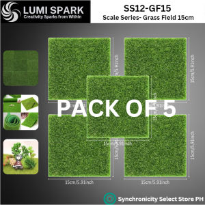 Grass Mat Scale Replica - 15x15cm Artificial DIY Landscape | SS12-GF15 | for Scale Models Miniature