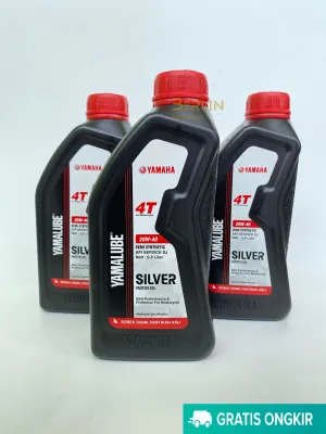 (HARGA 3PCS) - OLI YAMALUBE SILVER 20W-40 800ML KHUSUS MOTOR BEBEK/GIGI YAMAHA UNIVERSAL ORI