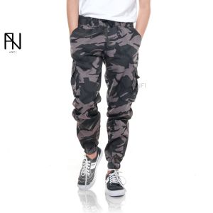 Celana Cargo Joger Loreng Panjang ANFI Cotton Twill Outdoor
