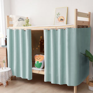 ม่านมุ้งม่านนอนหอพักนักศึกษาหอพักมหาวิทยาลัยเตียงเดี่ยวชั้นบนเตียงสองชั้นล่างล้อมรอบด้วยม่านทึบลมบนและล่างเตียงสองช